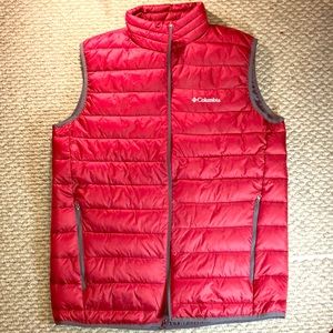 Columbia Sportswear Company Red Vest Large-Tall